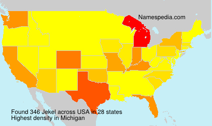 Surname Jekel in USA Surname Jekel in USA