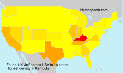 Surname Jelf in USA Surname Jelf in USA