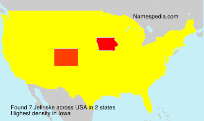 Surname Jelinske in USA Surname Jelinske in USA