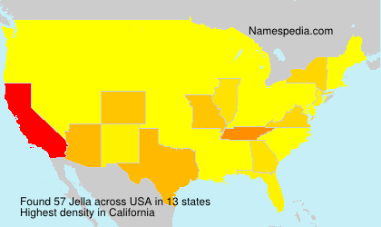 Surname Jella in USA Surname Jella in USA