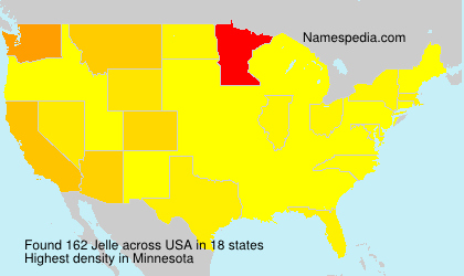 Surname Jelle in USA Surname Jelle in USA