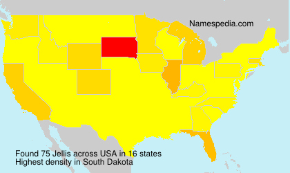 Surname Jellis in USA Surname Jellis in USA