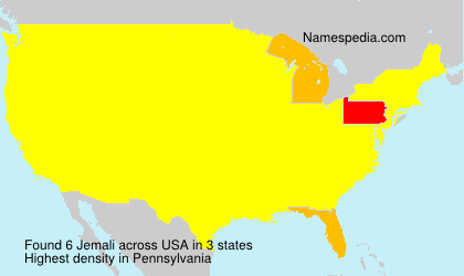 Surname Jemali in USA Surname Jemali in USA