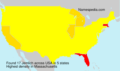 Surname Jemlich in USA Surname Jemlich in USA