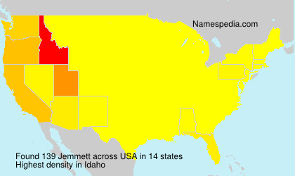 Surname Jemmett in USA Surname Jemmett in USA