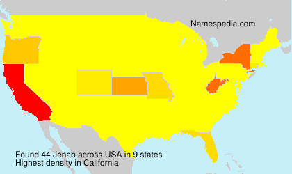 Surname Jenab in USA Surname Jenab in USA