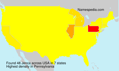 Surname Jenca in USA Surname Jenca in USA