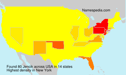 Surname Jencik in USA Surname Jencik in USA