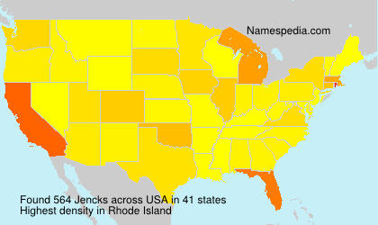 Surname Jencks in USA Surname Jencks in USA