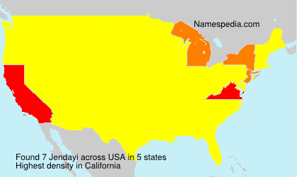 Surname Jendayi in USA Surname Jendayi in USA
