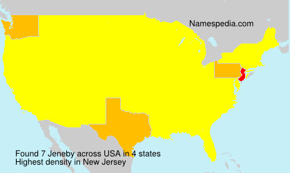Surname Jeneby in USA Surname Jeneby in USA