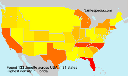 Surname Jenette in USA Surname Jenette in USA