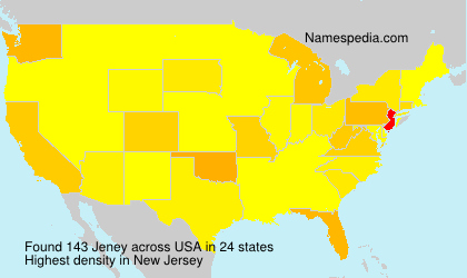 Surname Jeney in USA Surname Jeney in USA