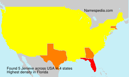 Surname Jenieve in USA Surname Jenieve in USA