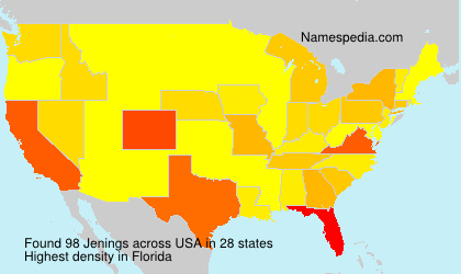 Surname Jenings in USA Surname Jenings in USA