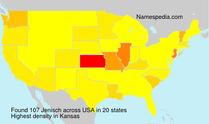 Surname Jenisch in USA Surname Jenisch in USA