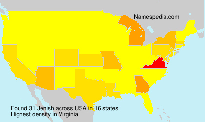 Surname Jenish in USA Surname Jenish in USA