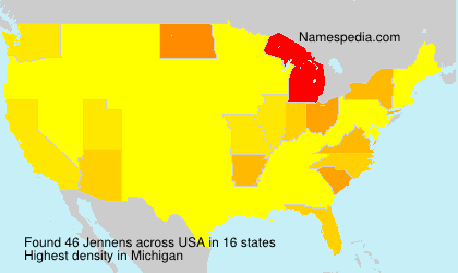 Surname Jennens in USA