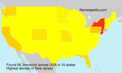 Surname Jennerich in USA Surname Jennerich in USA