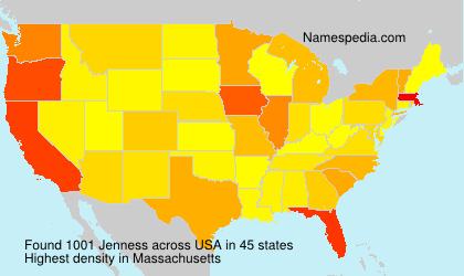 Surname Jenness in USA Surname Jenness in USA