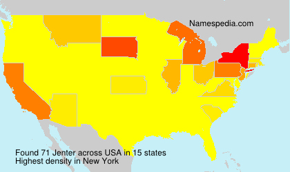 Surname Jenter in USA Surname Jenter in USA