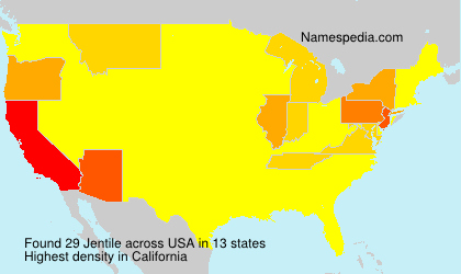 Surname Jentile in USA Surname Jentile in USA