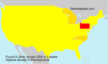 Surname Jento in USA Surname Jento in USA