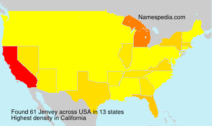 Surname Jenvey in USA Surname Jenvey in USA