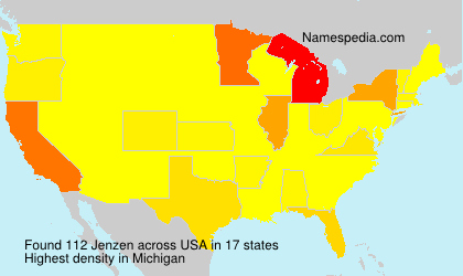 Surname Jenzen in USA Surname Jenzen in USA