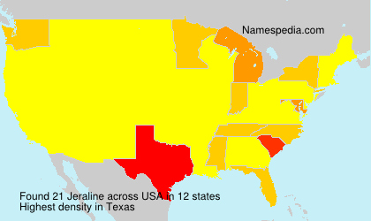 Surname Jeraline in USA Surname Jeraline in USA
