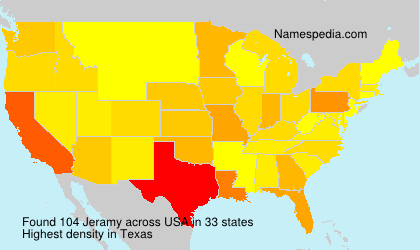 Surname Jeramy in USA