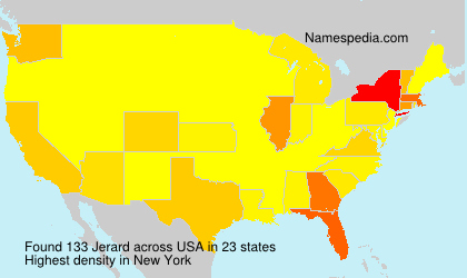Surname Jerard in USA Surname Jerard in USA