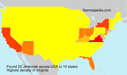 Surname Jerdonek in USA Surname Jerdonek in USA