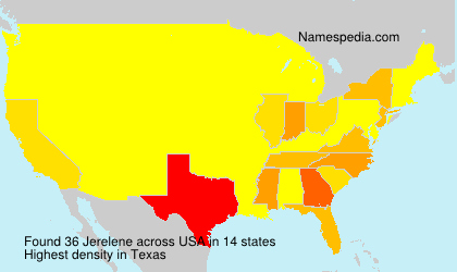 Surname Jerelene in USA Surname Jerelene in USA
