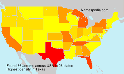 Surname Jereme in USA Surname Jereme in USA