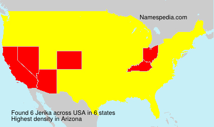 Surname Jerika in USA