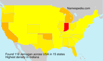 Surname Jernagan in USA Surname Jernagan in USA