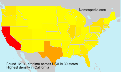 Surname Jeronimo in USA