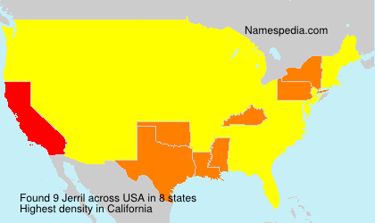 Surname Jerril in USA Surname Jerril in USA