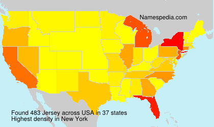 Surname Jersey in USA Surname Jersey in USA