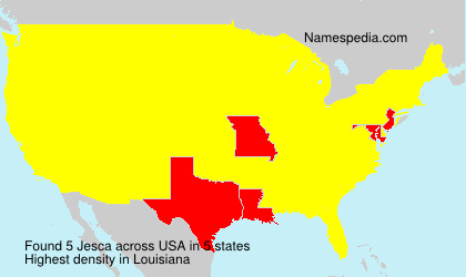Surname Jesca in USA