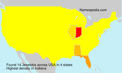 Surname Jeselskis in USA
