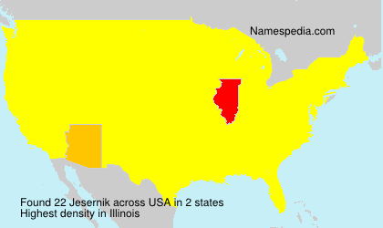 Surname Jesernik in USA Surname Jesernik in USA