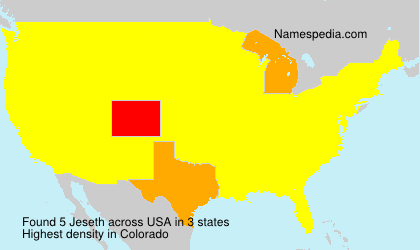 Surname Jeseth in USA Surname Jeseth in USA