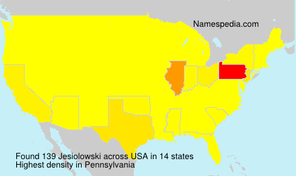 Surname Jesiolowski in USA Surname Jesiolowski in USA