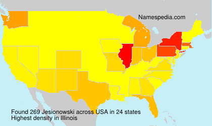 Surname Jesionowski in USA Surname Jesionowski in USA