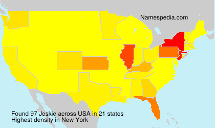 Surname Jeskie in USA Surname Jeskie in USA