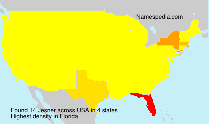 Surname Jesner in USA Surname Jesner in USA