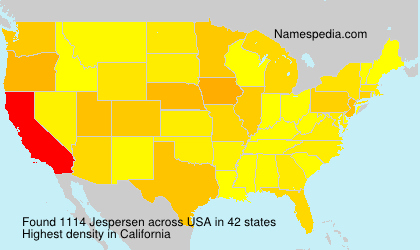 Surname Jespersen in USA Surname Jespersen in USA