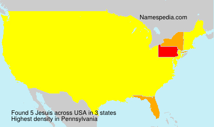 Surname Jesuis in USA Surname Jesuis in USA